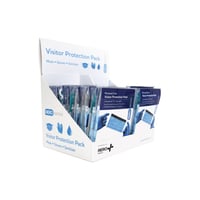 AERODEFEND Visitor Protection Pack (Mask/Gloves/Sanitizer) - SLEEVE OF 8 PACKS