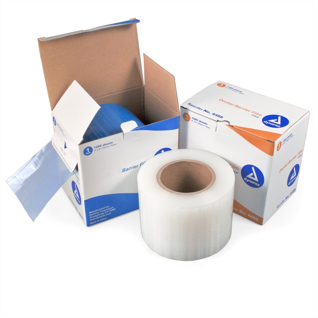 Dynarex Dental Barrier Film (BLUE 4" x 6") - 1 Roll / Box