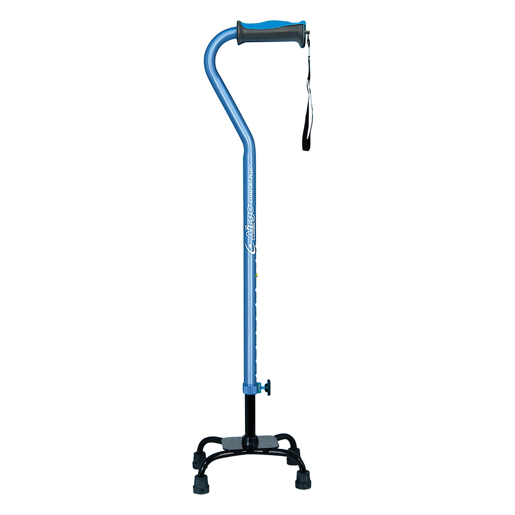 Airgo Comfort-Plus Adjustable Quad Cane (SMALL BASE)