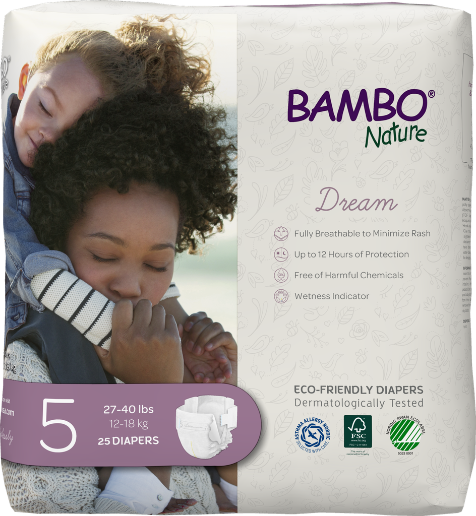 Bambo Nature DREAM Baby Diapers (SIZE 5 JUNIOR)