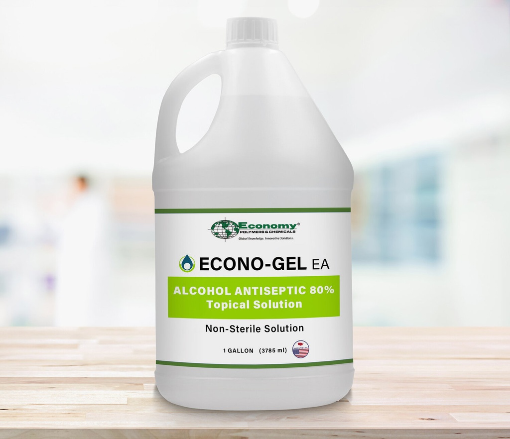 EconoGel Gel Hand Sanitizer - 4 x 1 GALLON PUMP TOP