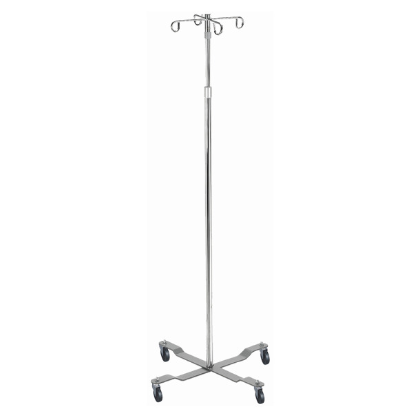 Drive Medical Economy Removable Top I. V. Pole, Chrome