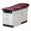 Clinton 8870 Family Practice Table (w/Adjustable Stirrups, Pull-Out Leg Rest & Paper Cutter)