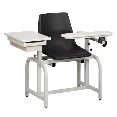 Clinton Industries Standard Series Blood Draw Chair (WITH STORAGE DRAWER)