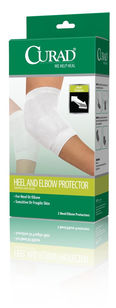 CURAD Knit Heel and Elbow Protectors, One Size