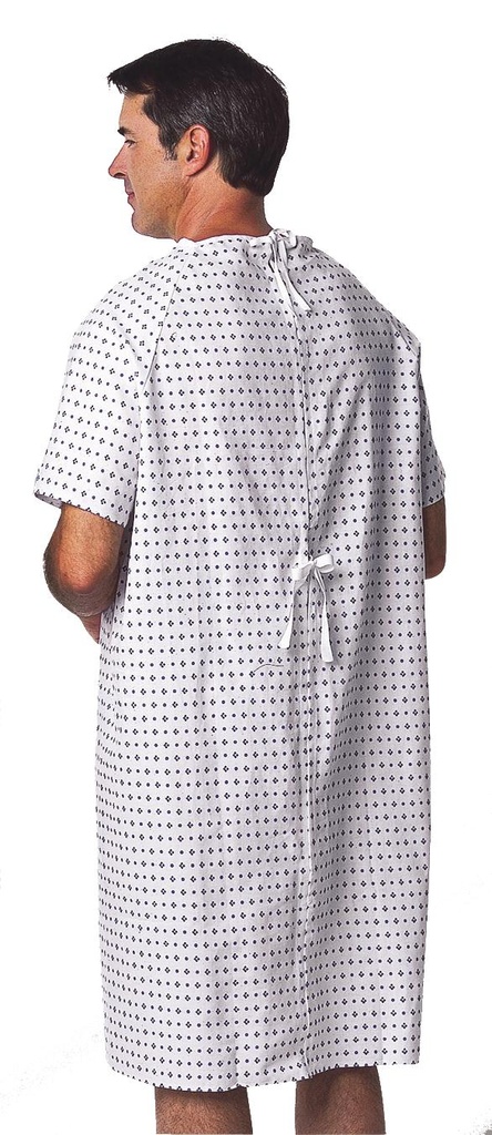 Traditional Patient Gowns-WHITE