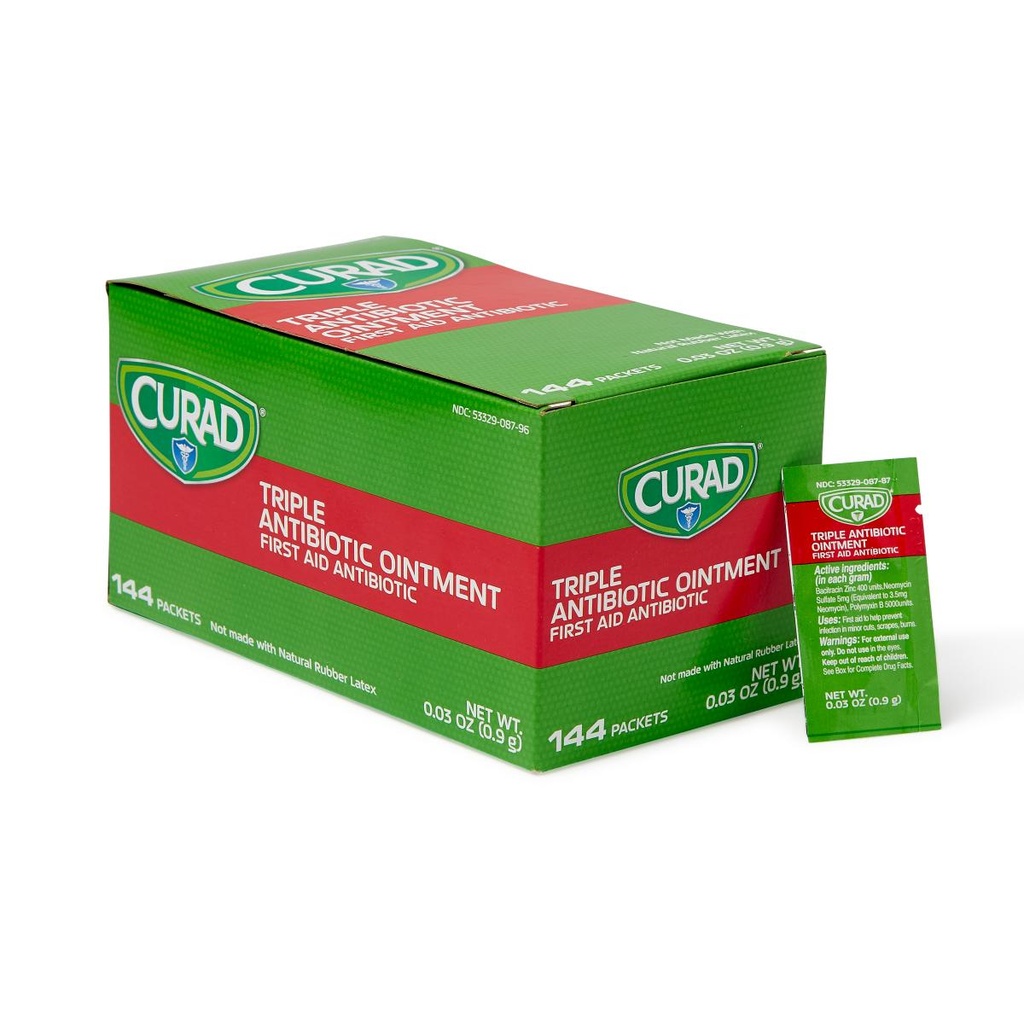 CURAD Triple Antibiotic Ointment, 144 / Box