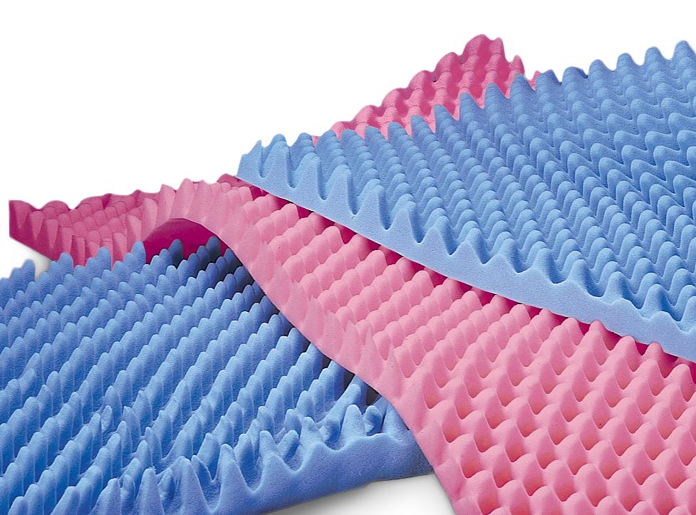 Convoluted Foam Bed Pads  32" x 73" x 4