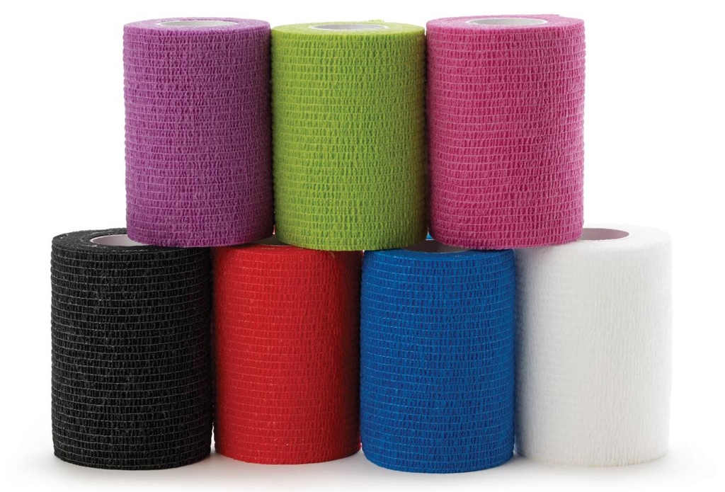 Bandages, Self-Adherent: CoFlex NL Cohesive Bandages, Rainbow Pack, 3" x 5 yd.