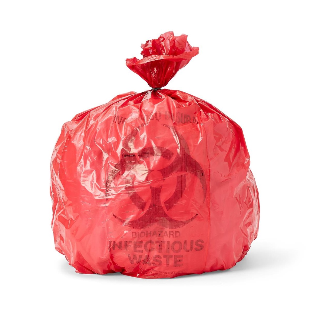 Medline Low Density Biohazard Trash Liners