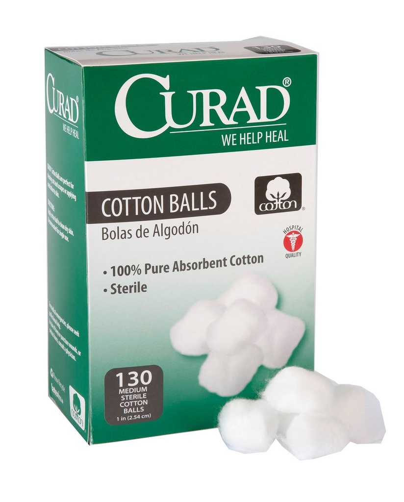 CURAD Sterile Cotton Balls