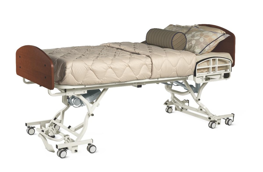 Medline Alterra BED, PKG, LOCK, SOFT RLS, H-F BOARD, QTRD OAK