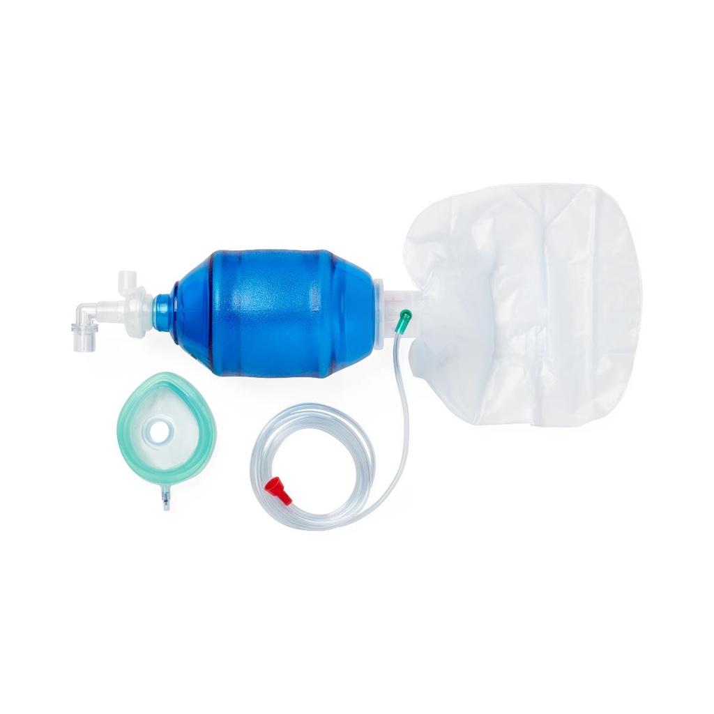 RESUSCITATOR, MANUAL, ADLT, MASK, BAG RES