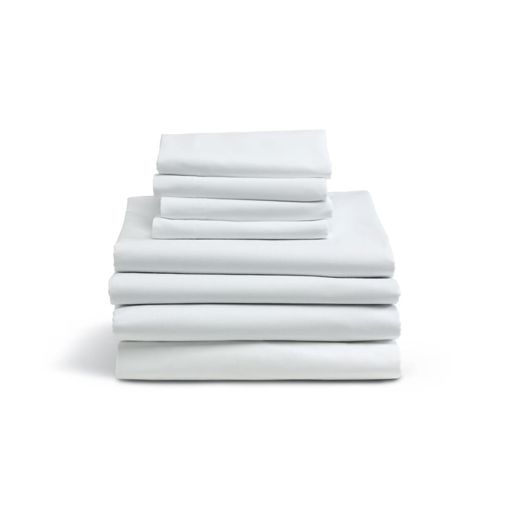 Medline Interblend Percale Flat Sheets