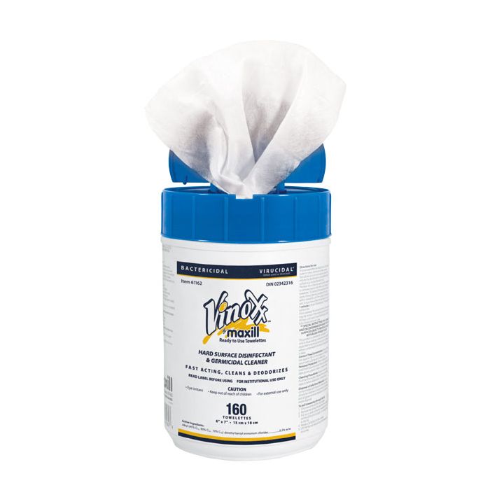 Maxill Vinoxx Disinfectant Wipes - CANS