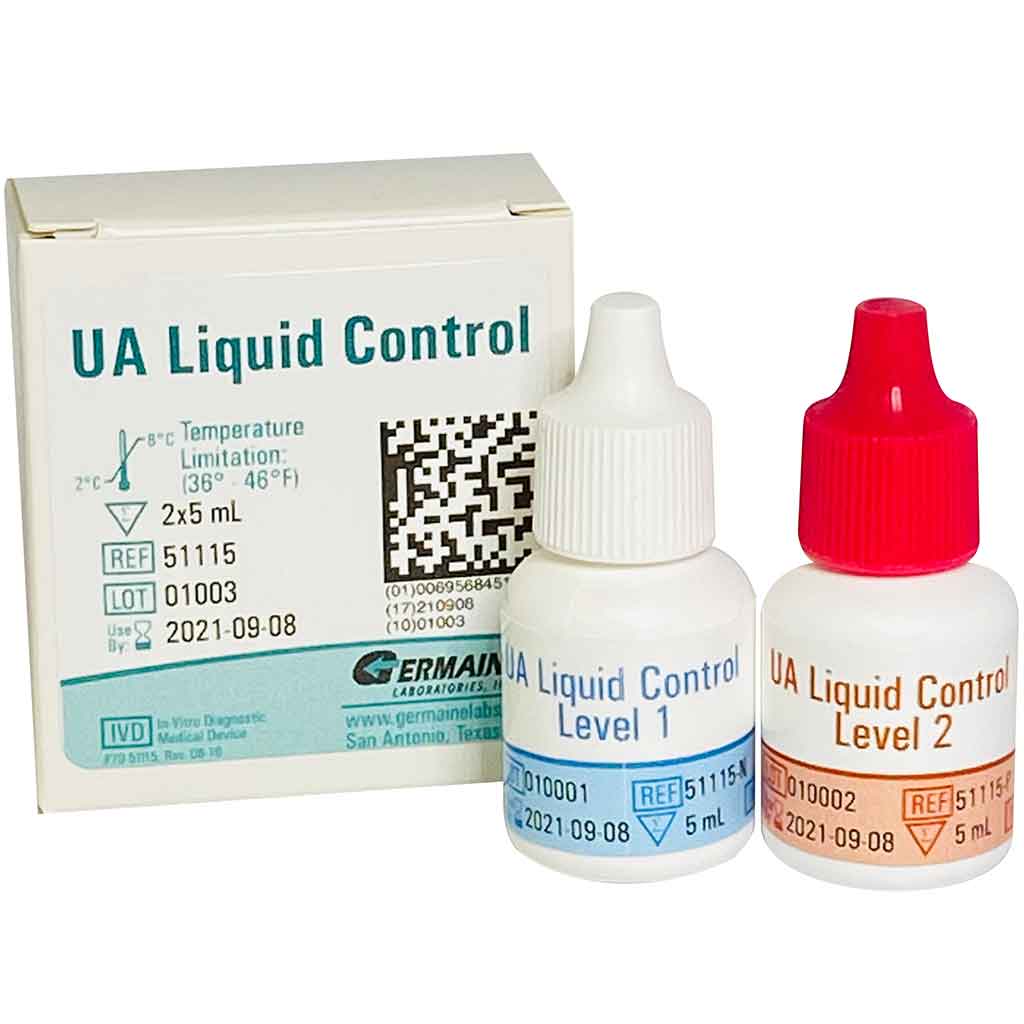 Germaine Laboratories 2° to 8°C 2 x 5mL 51115 Negative control (1 x 5mL), Positive Control (1 x 5mL)