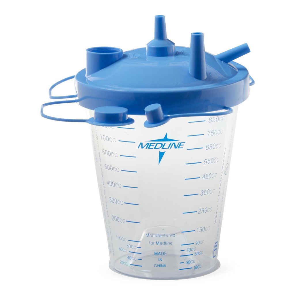 MEDLINE CANISTER, SUCTION, 850 CC W/FLOAT LID