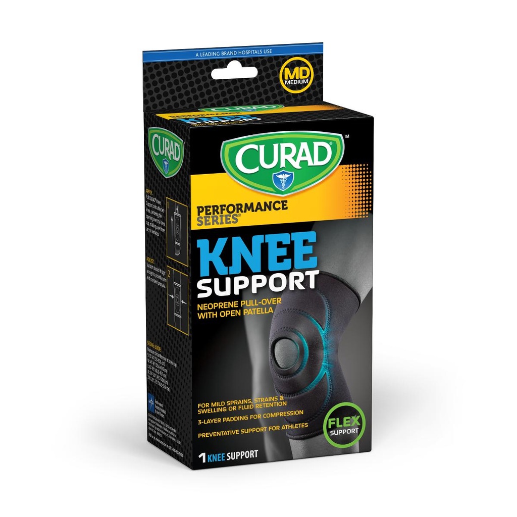 CURAD Open-Patella Knee Support, Size M