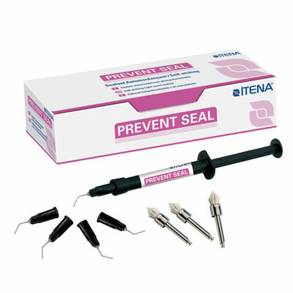 Itena PreventSeal Self-Etching/Light-Cured Pit & Fissure Sealant - PACK OF 1 (1.2ML) SYRINGE & 10 TIPS