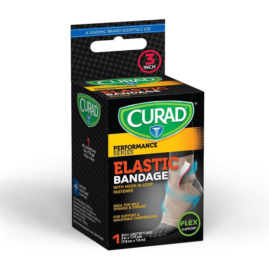 CURAD Performance Elastic Bandage 3" x 1.75yd, 1 Roll