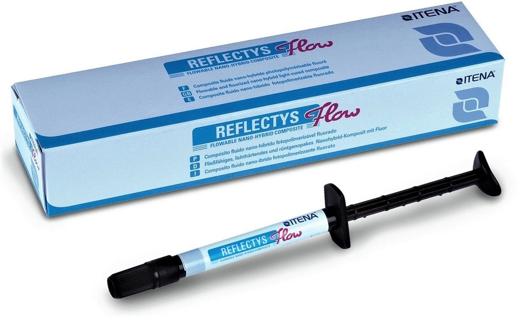 Itena Reflectys Flow A3.5-Shade Flowable Universal Composite Material - PACK OF 1 (2G) SYRINGE & 10 TIPS