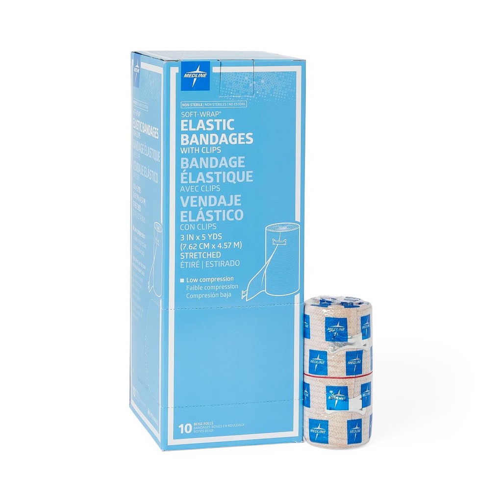 Soft-Wrap Nonsterile Elastic Bandages, 1 Roll