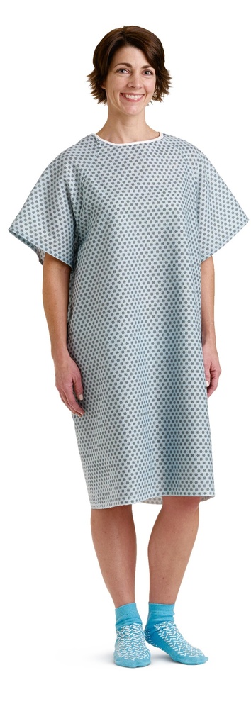 Medline Blended Patient Gowns GRAY