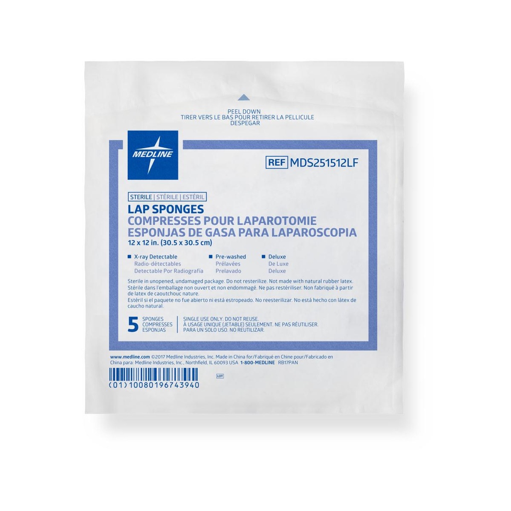 Medline X-ray Detectable Lap Sponges