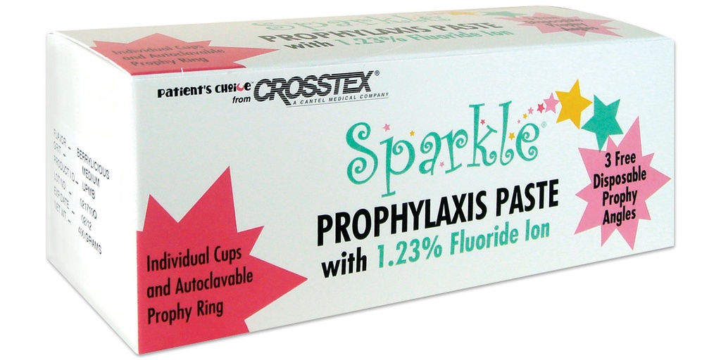 Sparkle Prophy Paste, ASSORTED COARSE,  200 / box