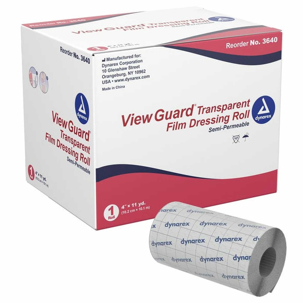 View Guard Transparent Tape Roll, 4" x 11yds, 1 / Box