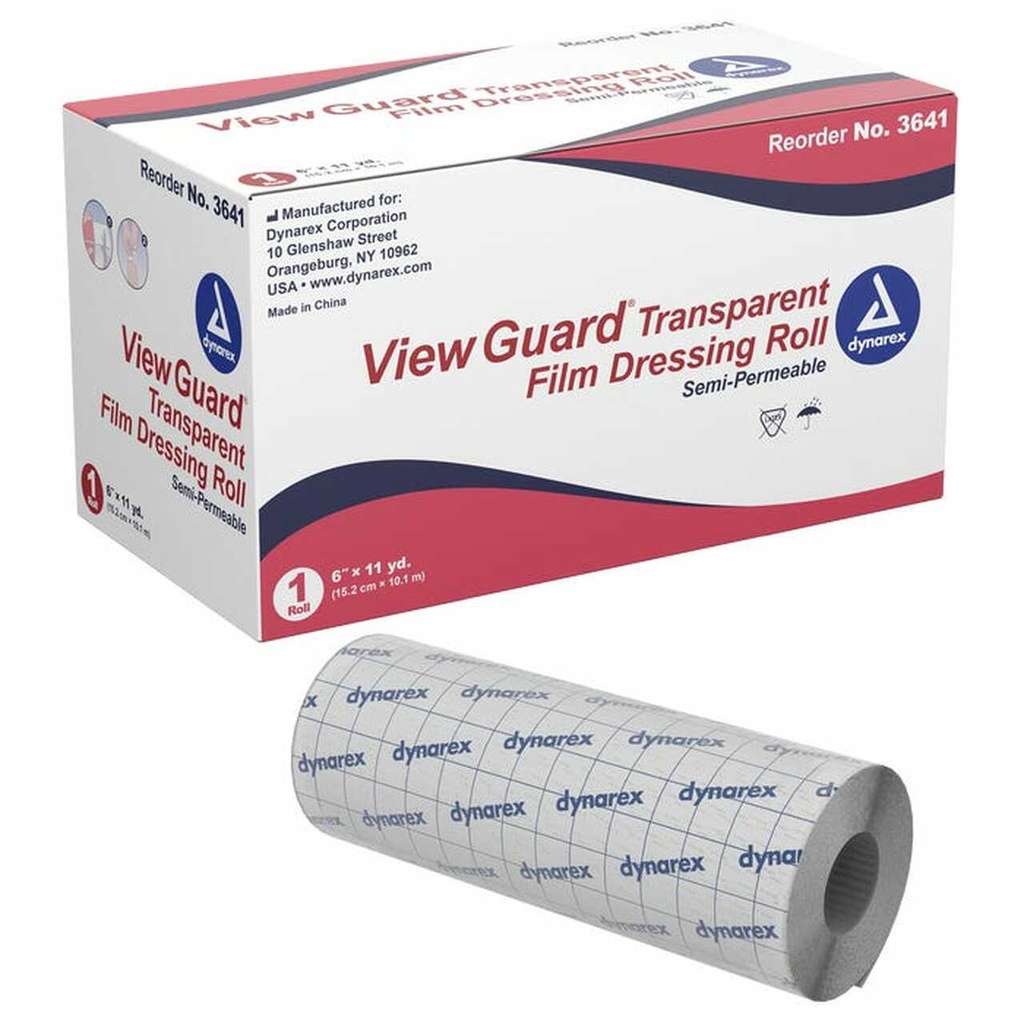 View Guard Transparent Film Dressing Roll, 6" x 11 YD 1 / Box