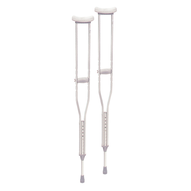 Aluminum Crutch Adult, Patient Height: 5'2"–5'10"