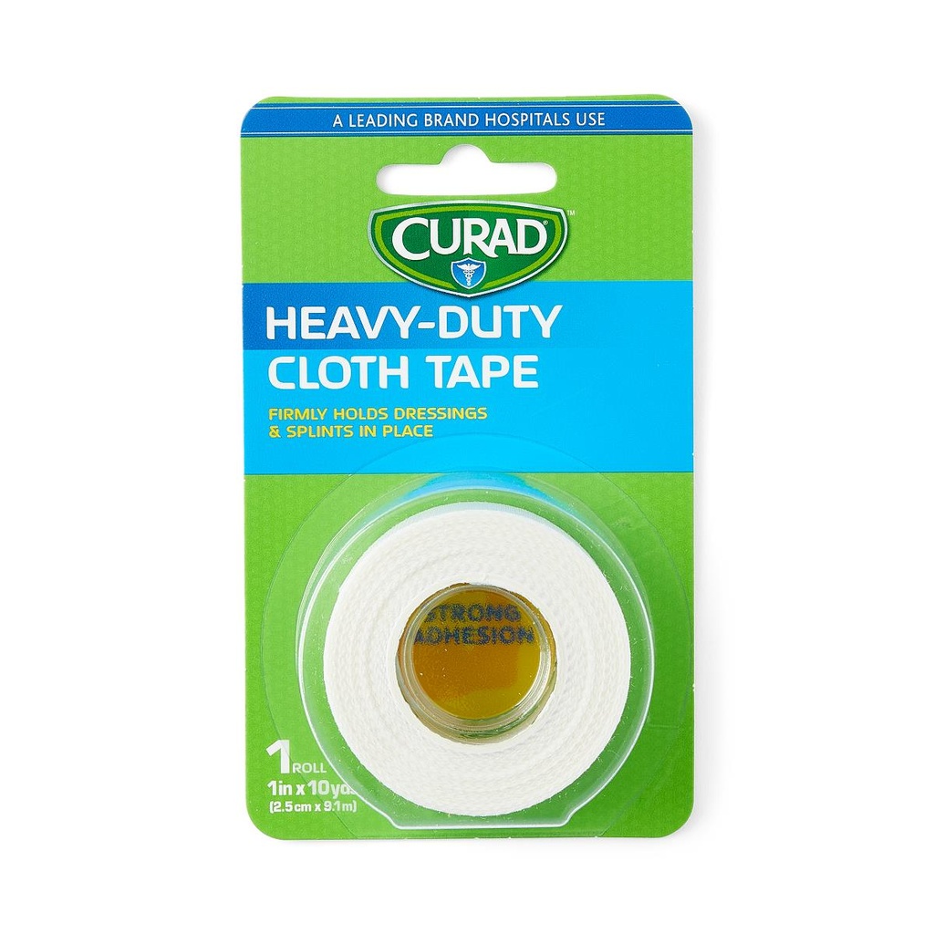 CURAD Heavy-Duty Cloth Tape, 1" x 10 yd