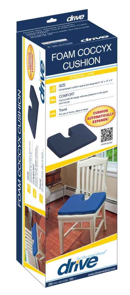 Compressed Coccyx Cushion