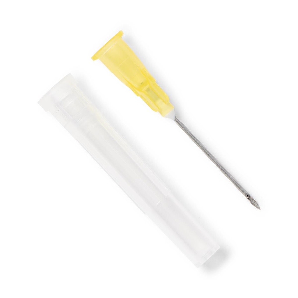 Standard Hypodermic Needle with Regular Bevel, 20G x 1"