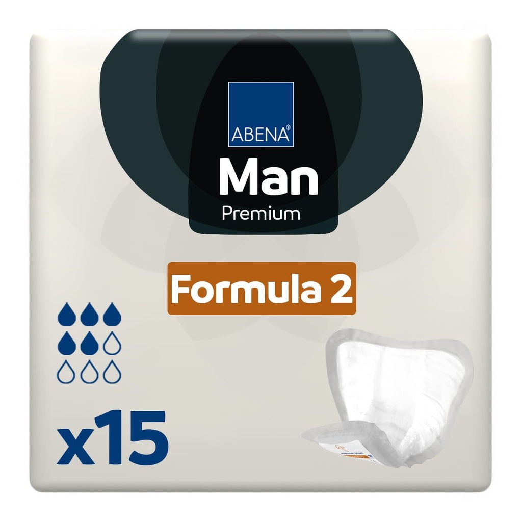 Abena Man Formula 2, 15 Guards / Bag