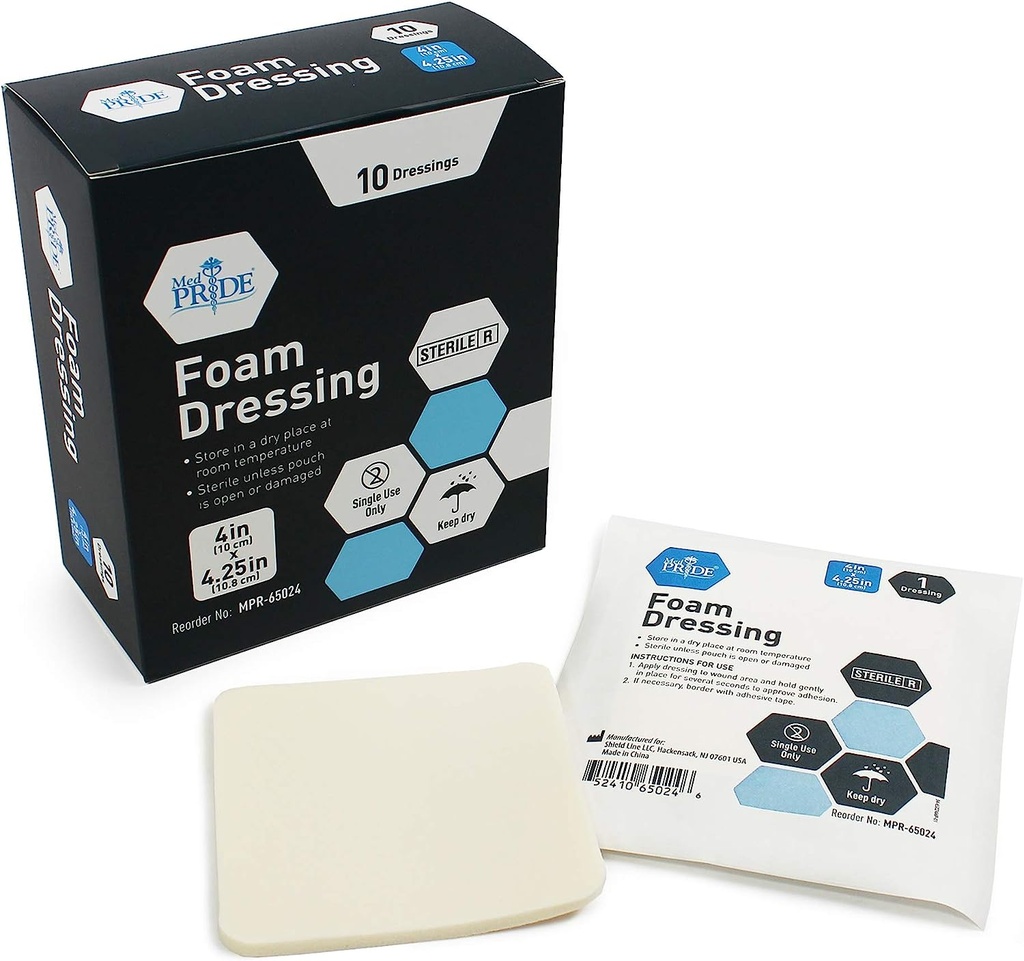 Foam Dressing 4" X 4.25"