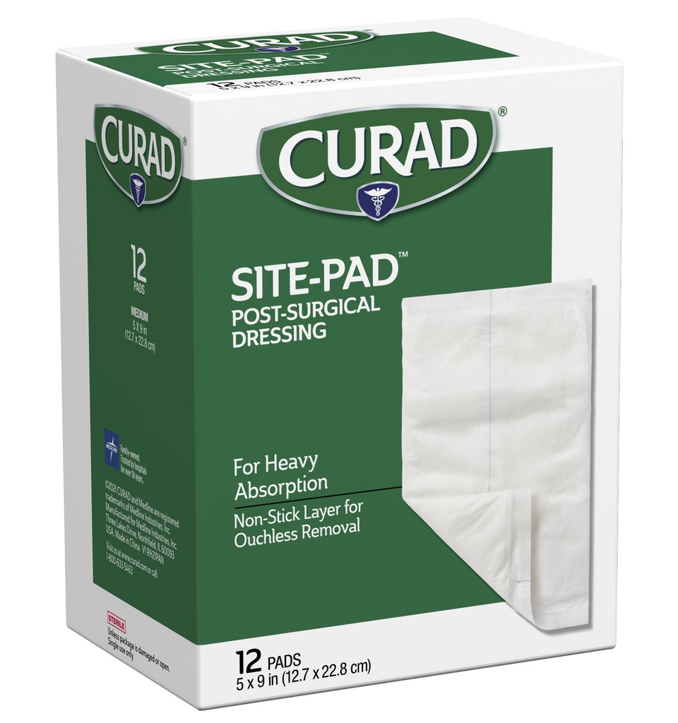 CURAD Site-Pad Post-Surgical Dressings, 5" x 9"