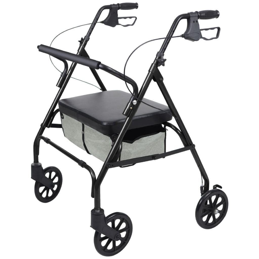 Vive Bariatric Rollator, Black