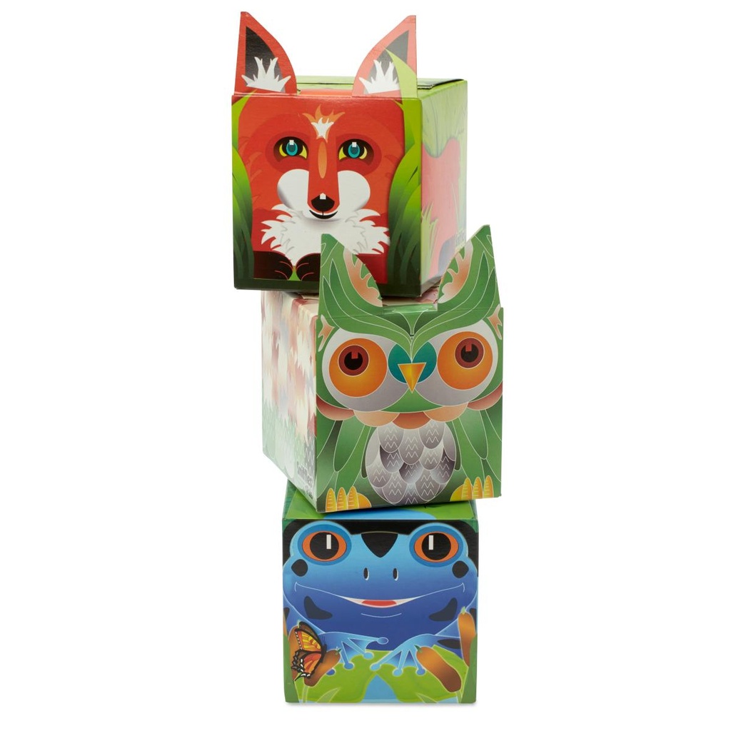 Medline CUBE Animal Pal Faces Facial Tissue