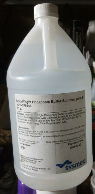 Sysmex Buffer 6.8pH, 1 Gallon Bottle