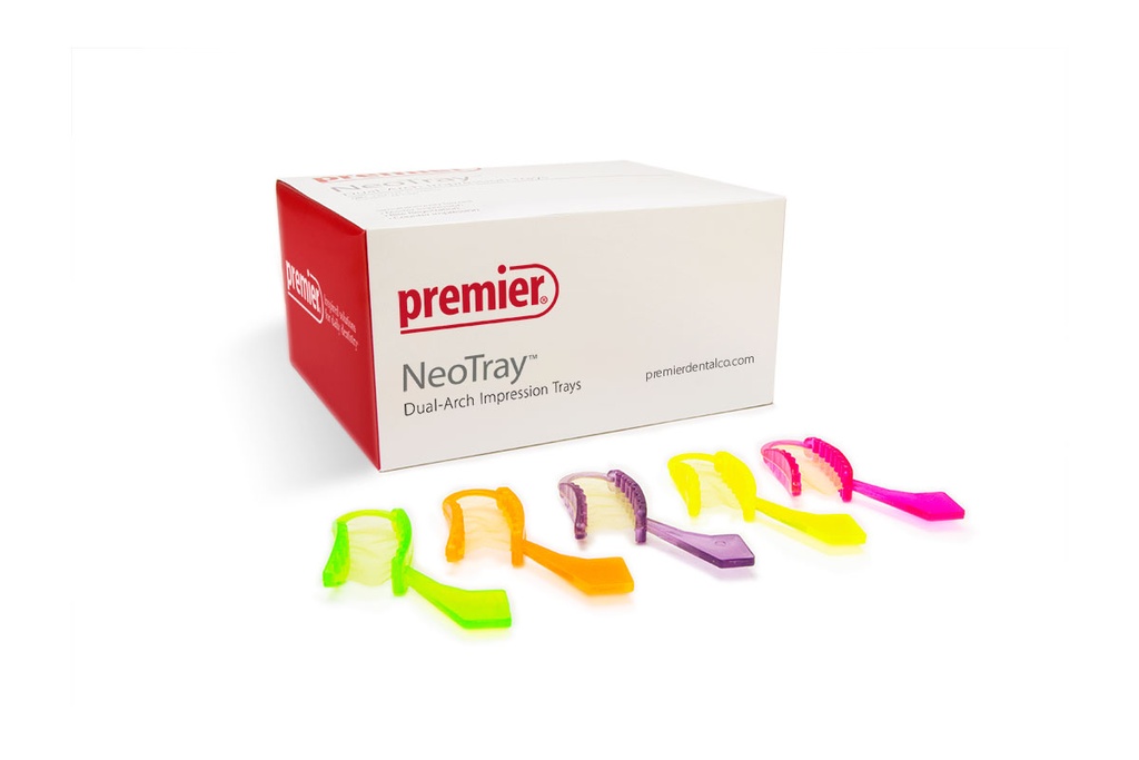 Premier Dental NeoTray Rigid Impression Trays (POSTERIOR) - BOX OF 48 PIECES