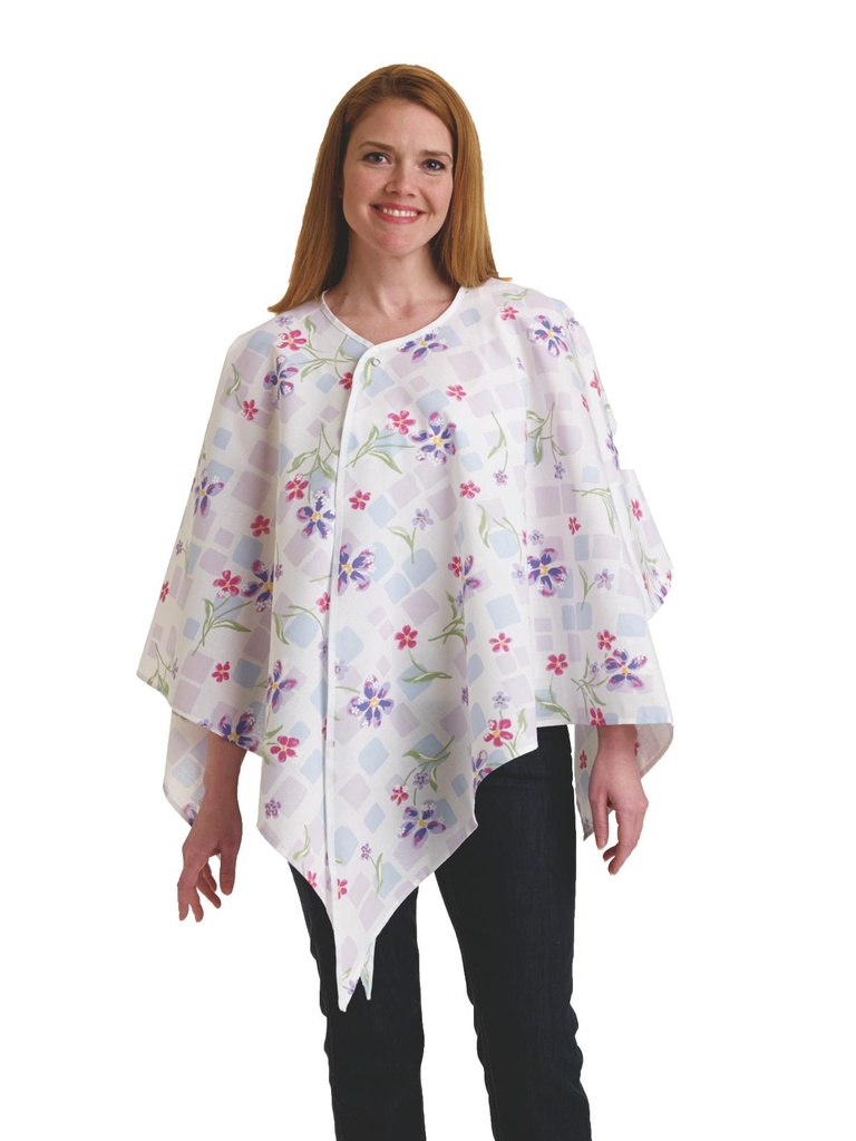 Medline Mammography Cape BLOSSOM PRINT (12 PACK)