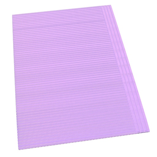 [4495] Dynarex Dental Bibs (LAVENDER) - 500 / Box  2-ply