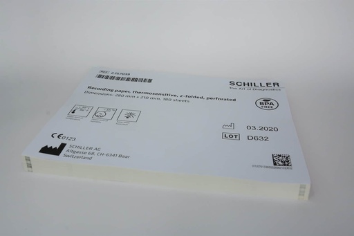 [2.157039] Schiller ECG Thermal Chart Paper (AT2/AT2+), 1 PACK