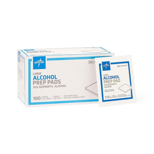 [MDS090670] Medline LARGE Sterile Alcohol Prep Pads