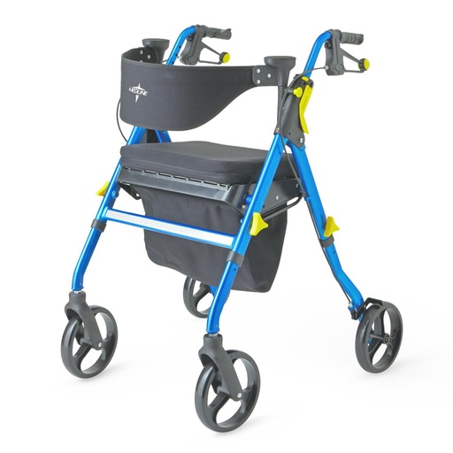 [MDS86845BM] Empower Rollator with 8" Wheels, Blue