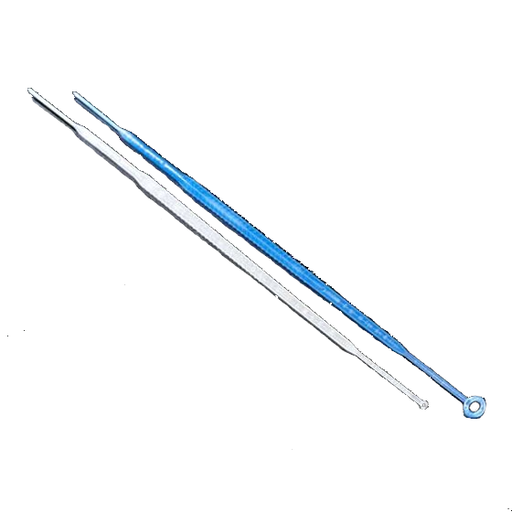 [2805] Inoculation Loop, Flexible, 10uL with Needle, STERILE, Blue, 1000 / Case