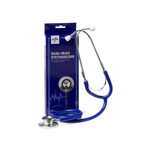 [MDS926203] MEDLINE STETHOSCOPE, DUAL-HEAD, BLUE