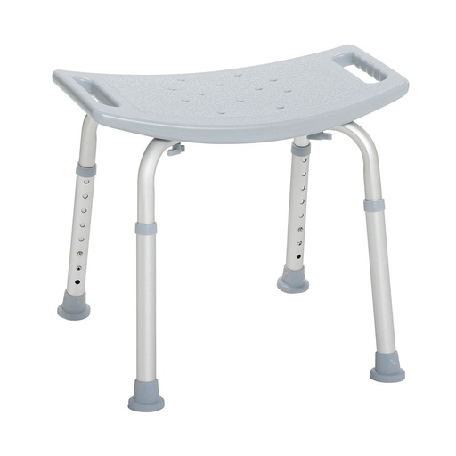 [12203KD-4] Deluxe Aluminum Shower Bench without Back